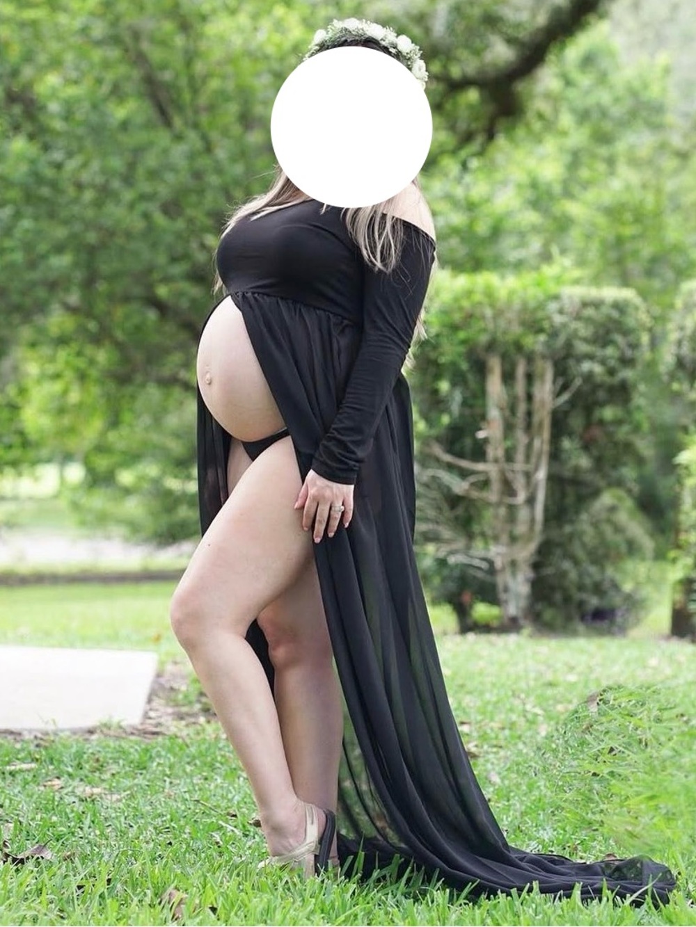 Women’s Black Maternity Dress